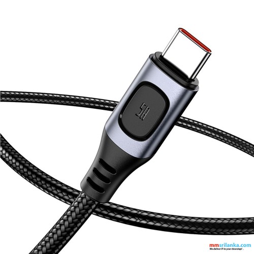 Baseus Flash Multiple Fast Charge Protocols Convertible Fast  Charging Cable USB For Type-C 5A 1m